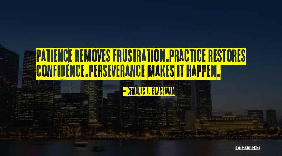Restores Quotes By Charles F. Glassman Restores Quotes By Charles F. Glassman