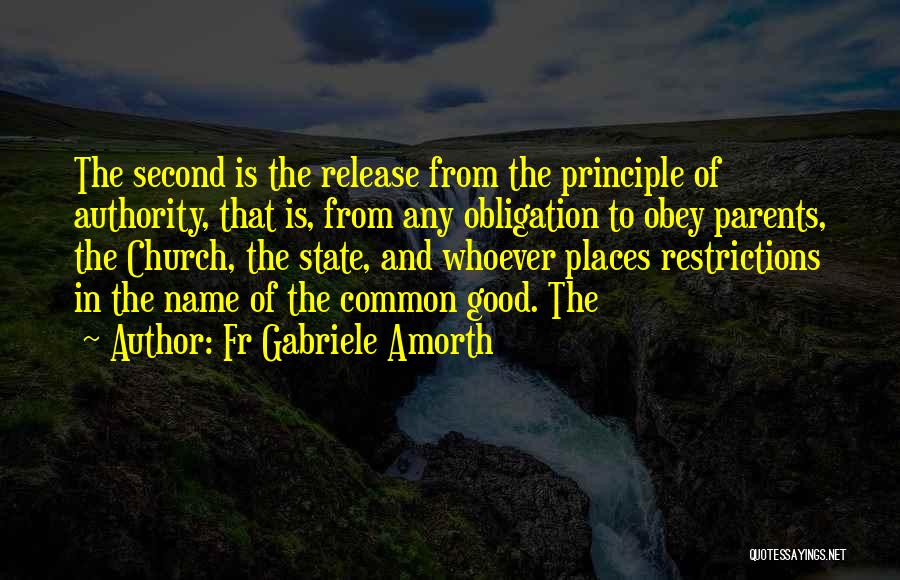 Restrictions Quotes By Fr Gabriele Amorth