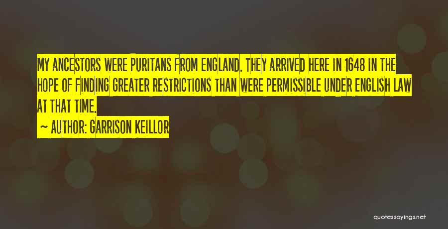 Restrictions Quotes By Garrison Keillor
