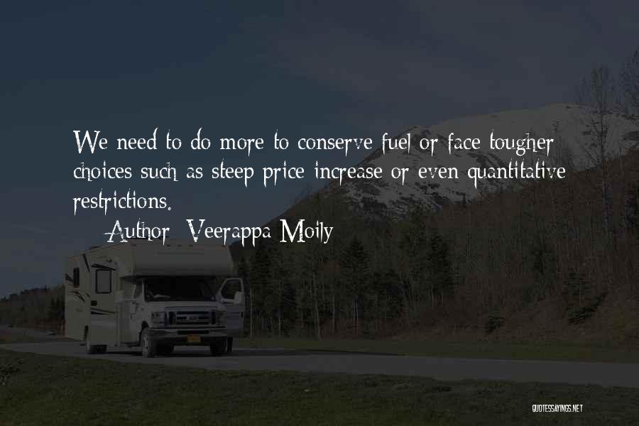 Restrictions Quotes By Veerappa Moily