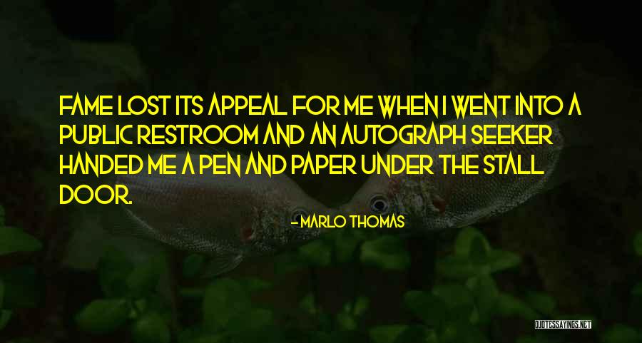 Restroom Quotes By Marlo Thomas Restroom Quotes By Marlo Thomas