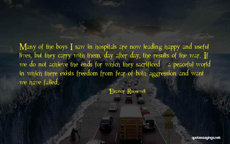 Results Achieve Results Quotes By Eleanor Roosevelt