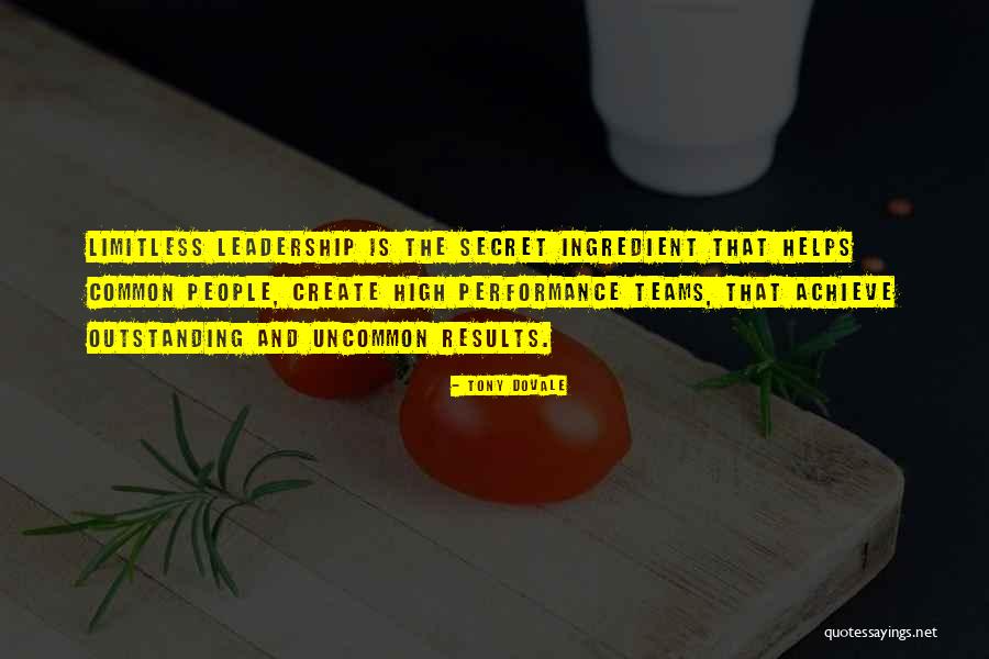 Results Achieve Results Quotes By Tony Dovale