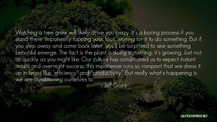 Results Come Over Time Not Overnight Quotes By Jeff Goins Results Come Over Time Not Overnight Quotes By Jeff Goins