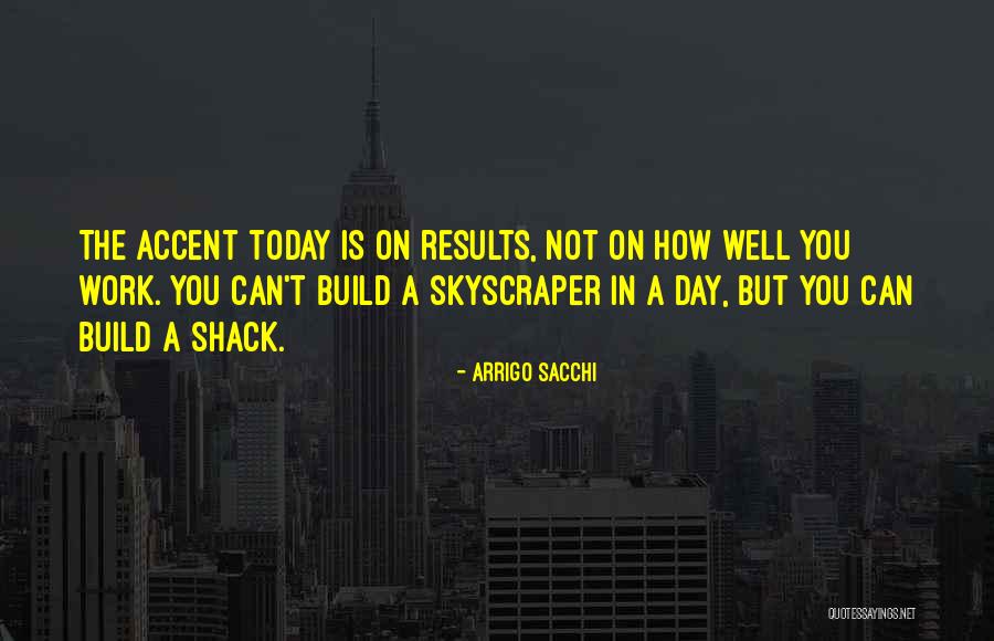 Results Day Quotes By Arrigo Sacchi