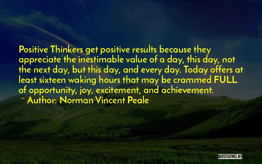 Results Day Quotes By Norman Vincent Peale