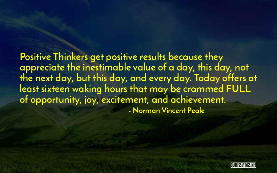 Results Day Quotes By Norman Vincent Peale