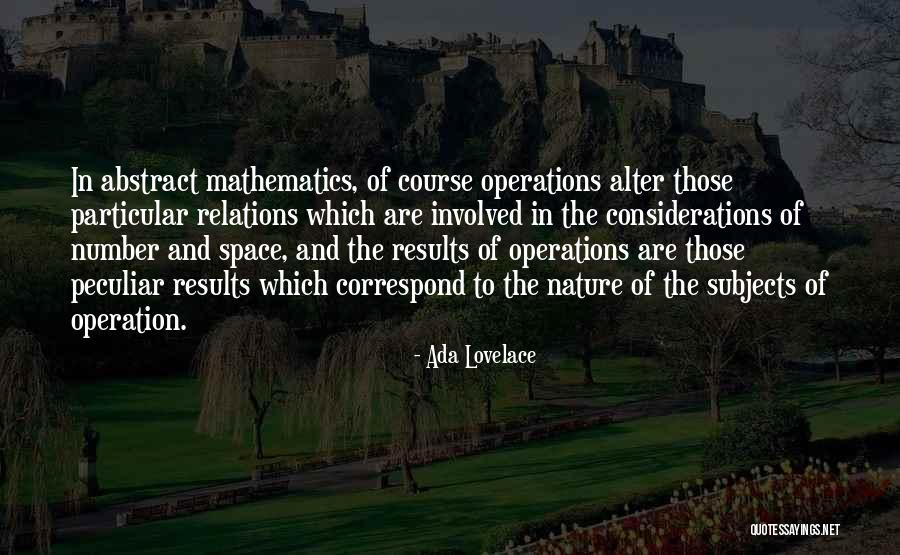 Results In Mathematics Quotes By Ada Lovelace Results In Mathematics Quotes By Ada Lovelace