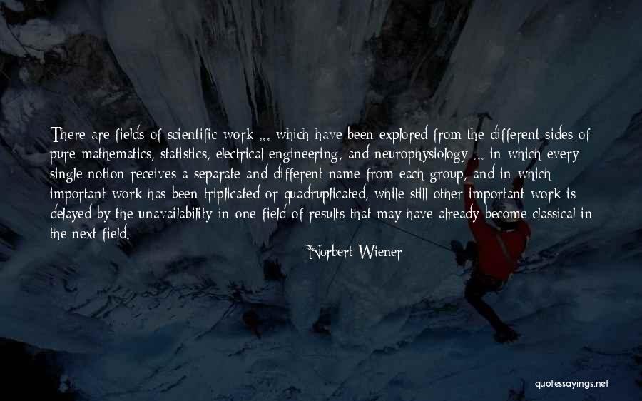Results In Mathematics Quotes By Norbert Wiener Results In Mathematics Quotes By Norbert Wiener