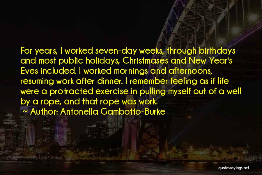 Resuming Work Quotes By Antonella Gambotto-Burke