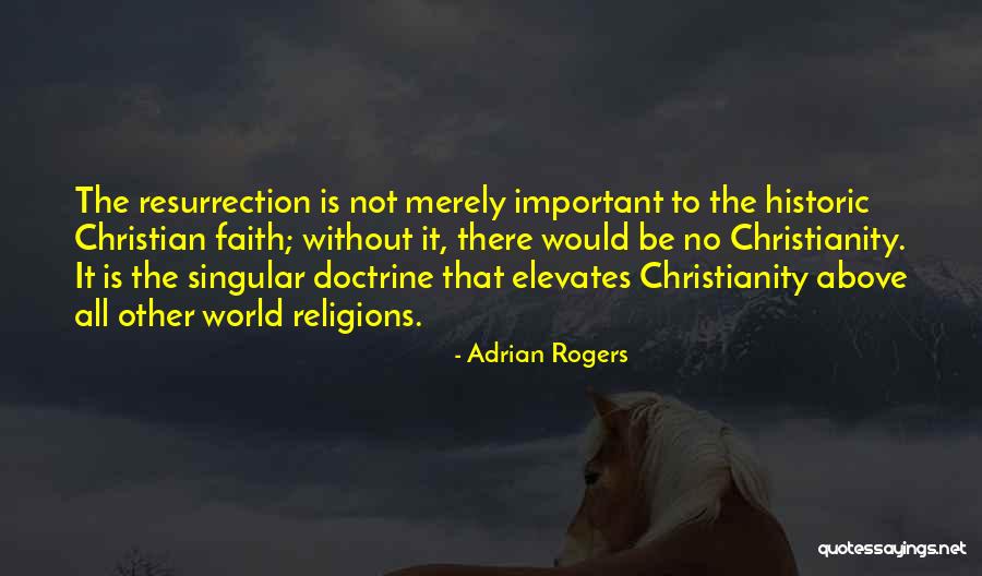 Resurrection Of Jesus Quotes By Adrian Rogers