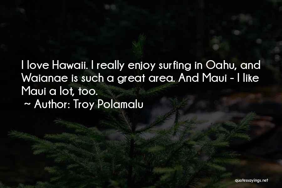 Resvalar Quotes By Troy Polamalu