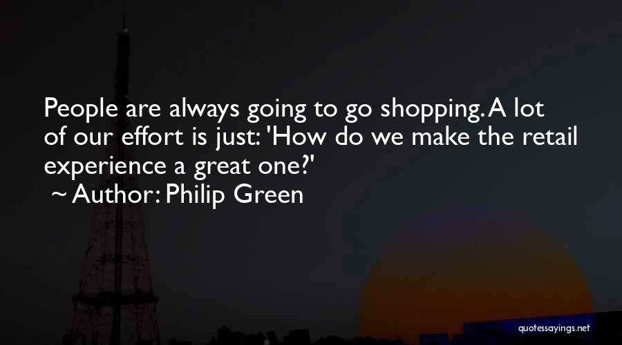 Retail Shopping Quotes By Philip Green