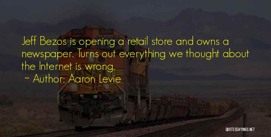 Retail Stores Quotes By Aaron Levie