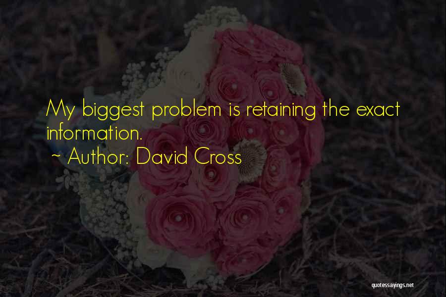 Retaining Information Quotes By David Cross