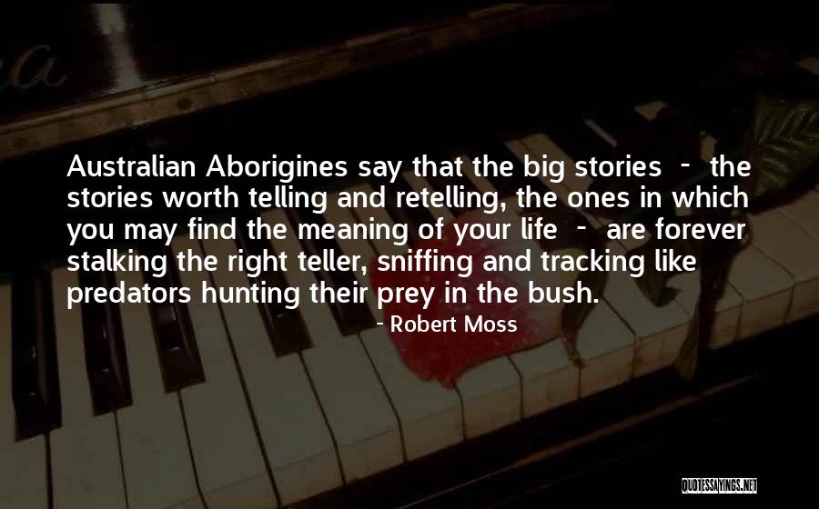 Retelling Stories Quotes By Robert Moss