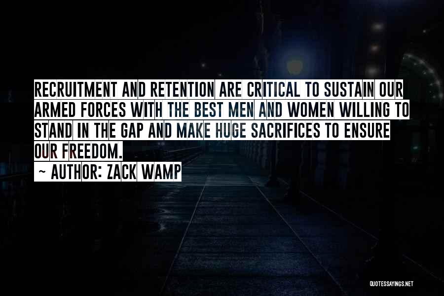 Retention Quotes By Zack Wamp