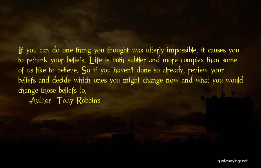 Rethink Quotes By Tony Robbins