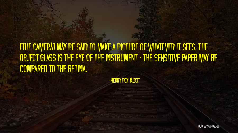 Retina Quotes By Henry Fox Talbot Retina Quotes By Henry Fox Talbot