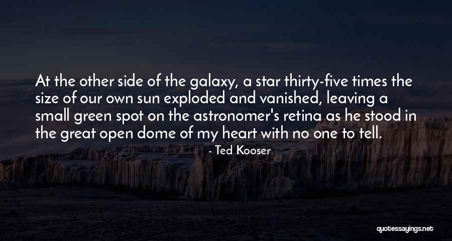 Retina Quotes By Ted Kooser