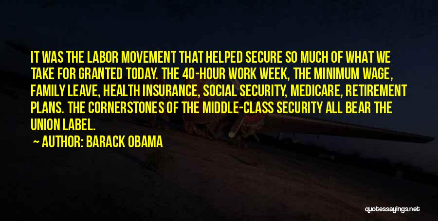 Retirement From Work Quotes By Barack Obama