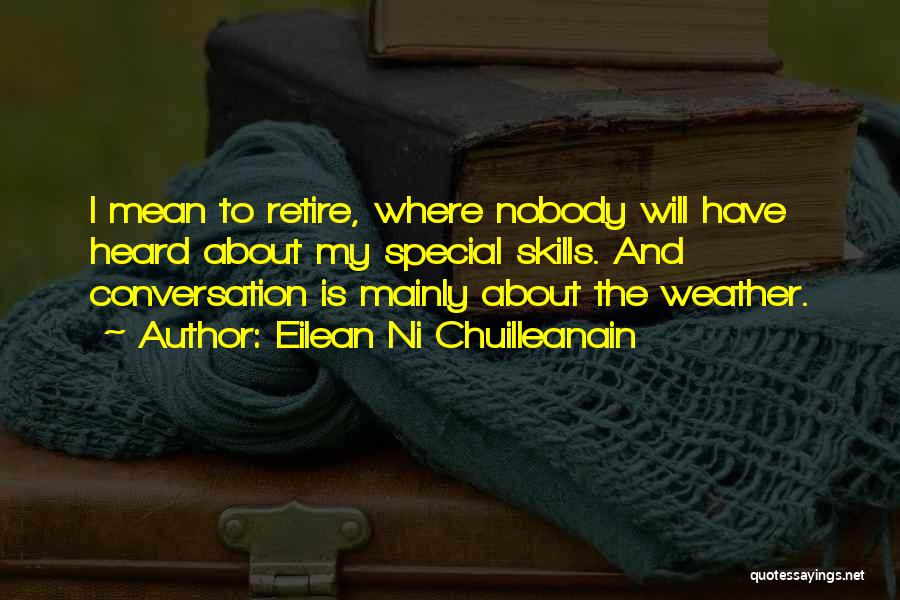 Retirement Of A Teacher Quotes By Eilean Ni Chuilleanain