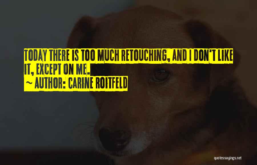 Retouching Quotes By Carine Roitfeld