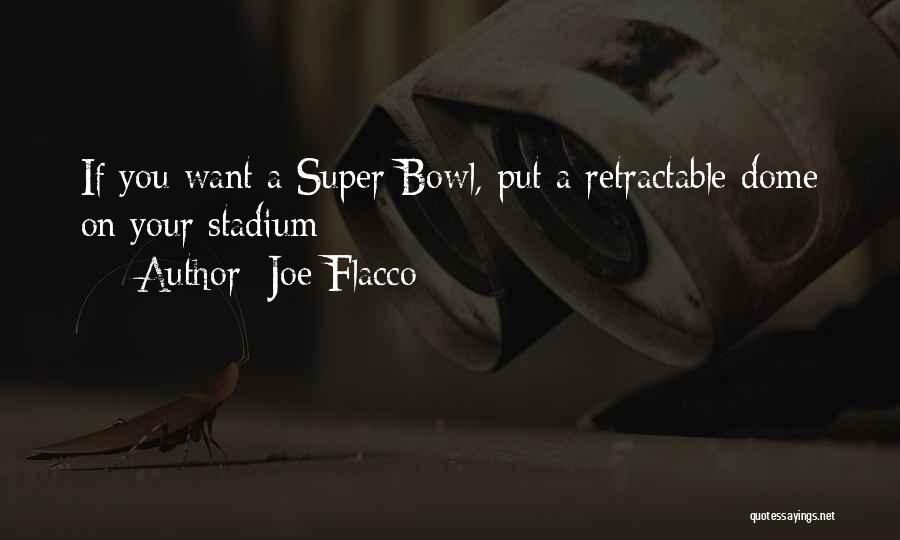 Retractable Quotes By Joe Flacco