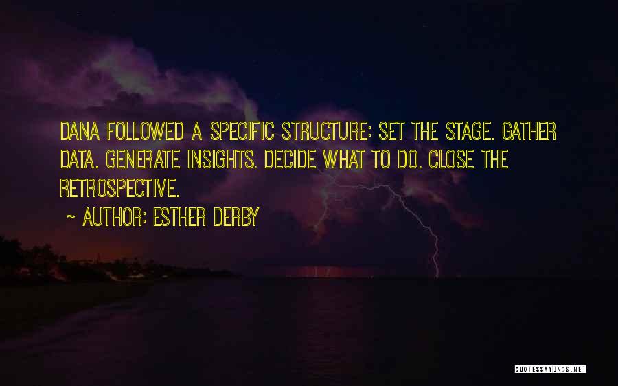 Retrospective Quotes By Esther Derby