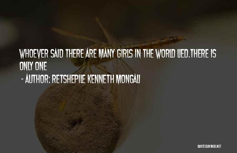 Retshepile Kenneth Mongali Quotes 1226863