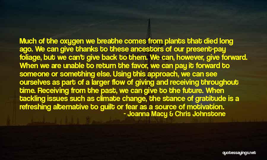 Return Favor Quotes By Joanna Macy & Chris Johnstone Return Favor Quotes By Joanna Macy & Chris Johnstone