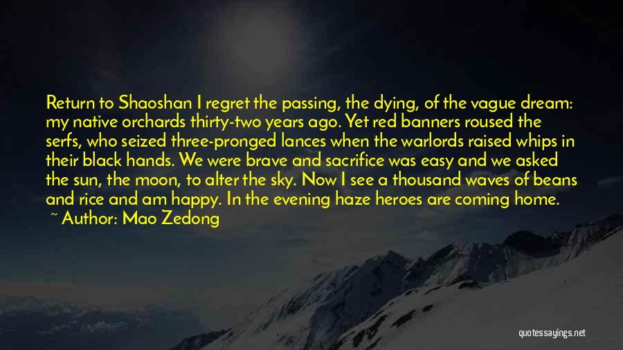 Return Home Quotes By Mao Zedong