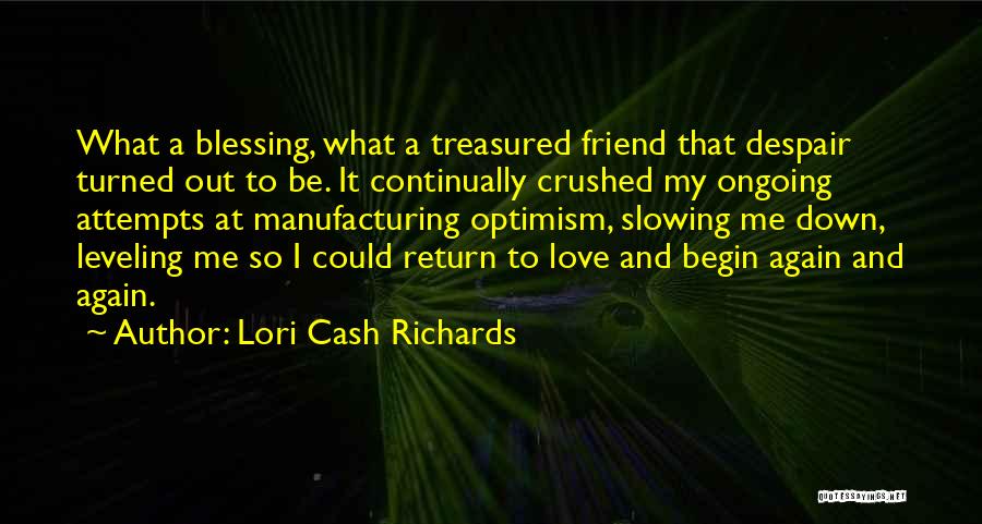 Return Quotes By Lori Cash Richards