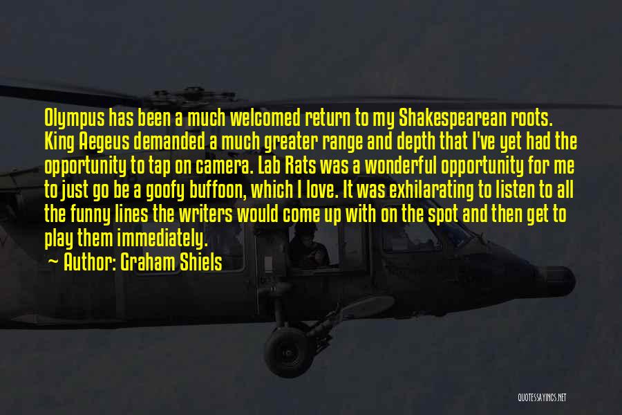 Return To Me Love Quotes By Graham Shiels