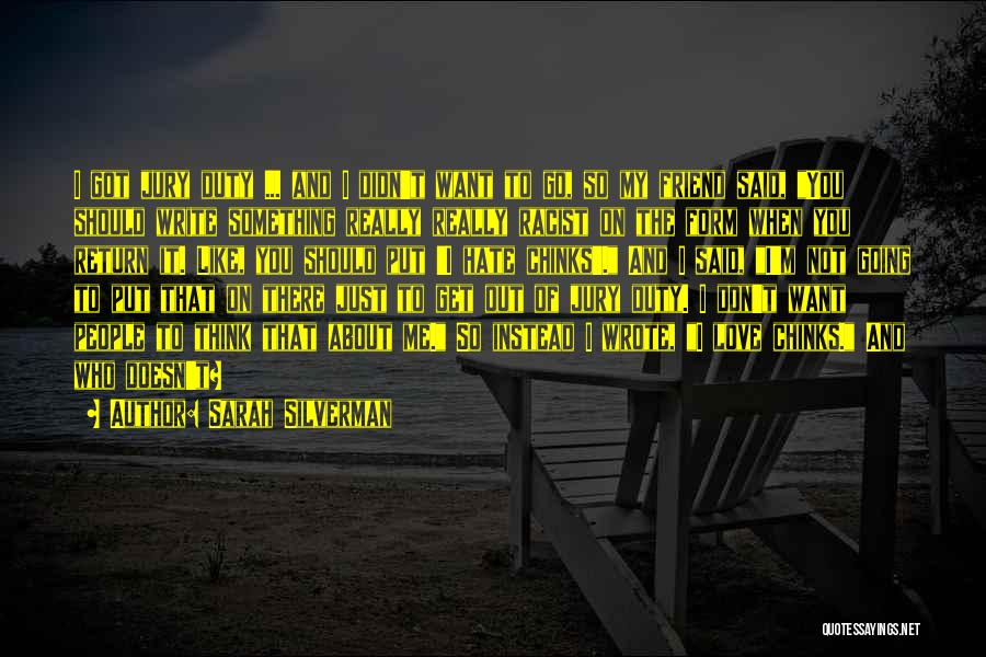 Return To Me Love Quotes By Sarah Silverman Return To Me Love Quotes By Sarah Silverman