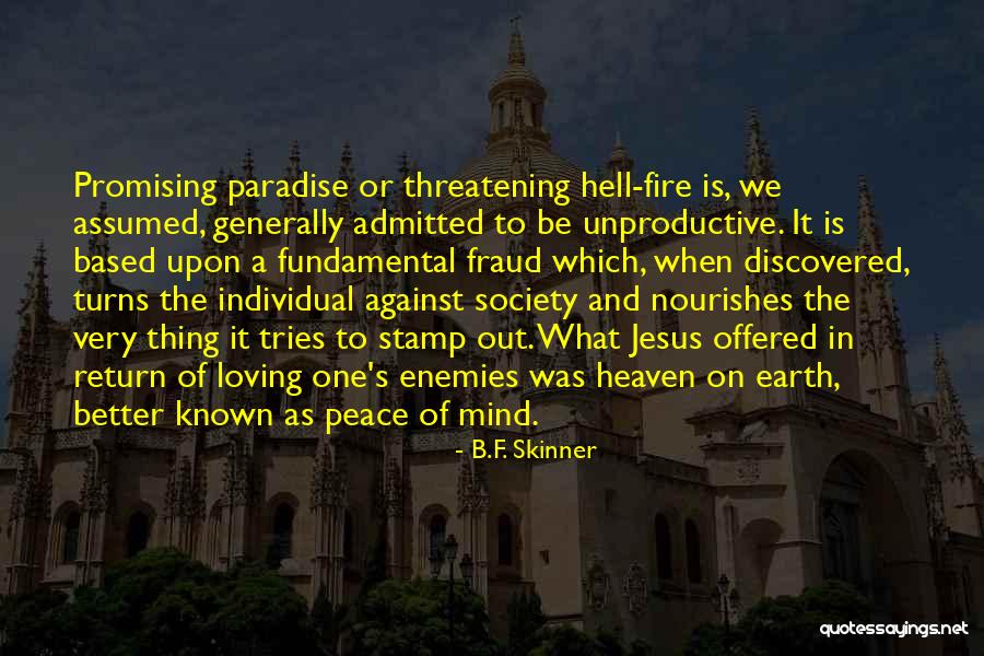Return To Paradise Quotes By B.F. Skinner Return To Paradise Quotes By B.F. Skinner