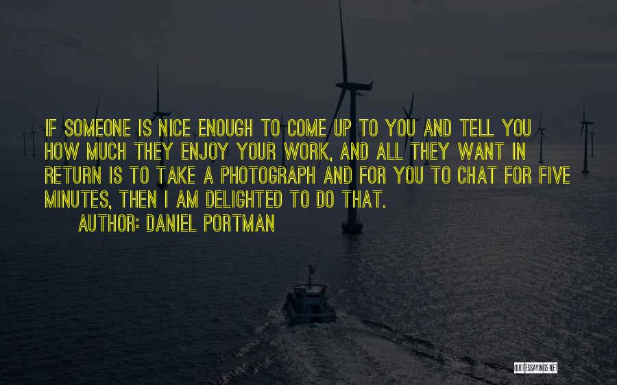 Return To Work Quotes By Daniel Portman