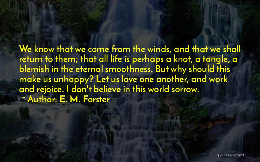 Return To Work Quotes By E. M. Forster