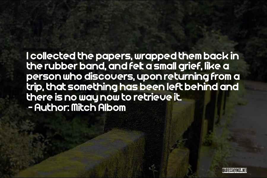 Returning Back Quotes By Mitch Albom