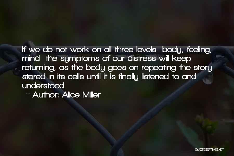 Returning Feelings Quotes By Alice Miller