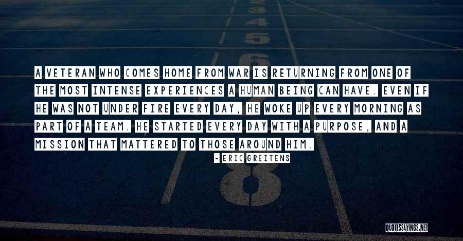 Returning From War Quotes By Eric Greitens Returning From War Quotes By Eric Greitens