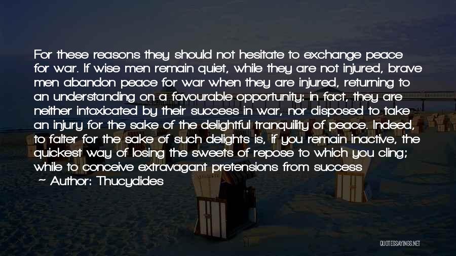 Returning From War Quotes By Thucydides