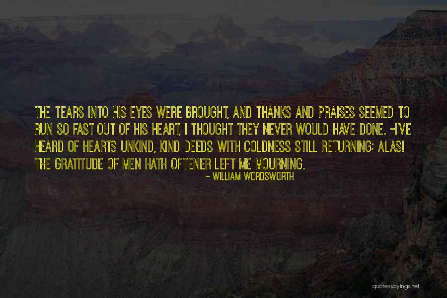 Returning Thanks Quotes By William Wordsworth