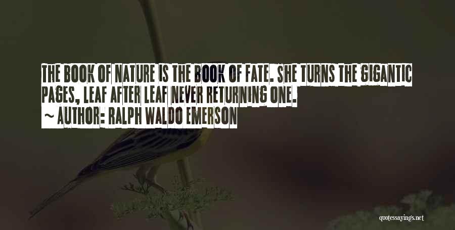Returning To Nature Quotes By Ralph Waldo Emerson
