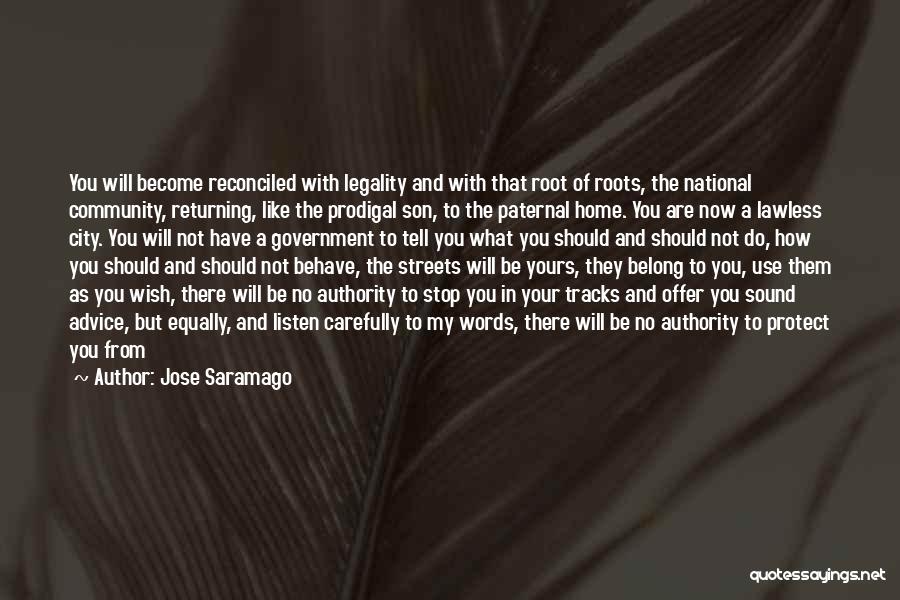 Returning To Your Roots Quotes By Jose Saramago