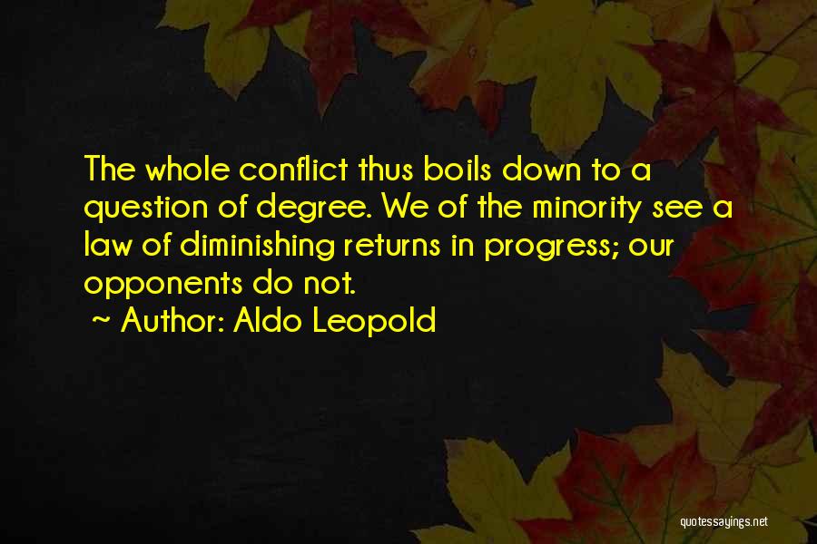 Returns Quotes By Aldo Leopold