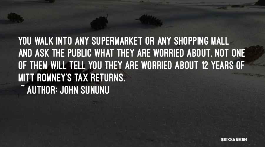 Returns Quotes By John Sununu