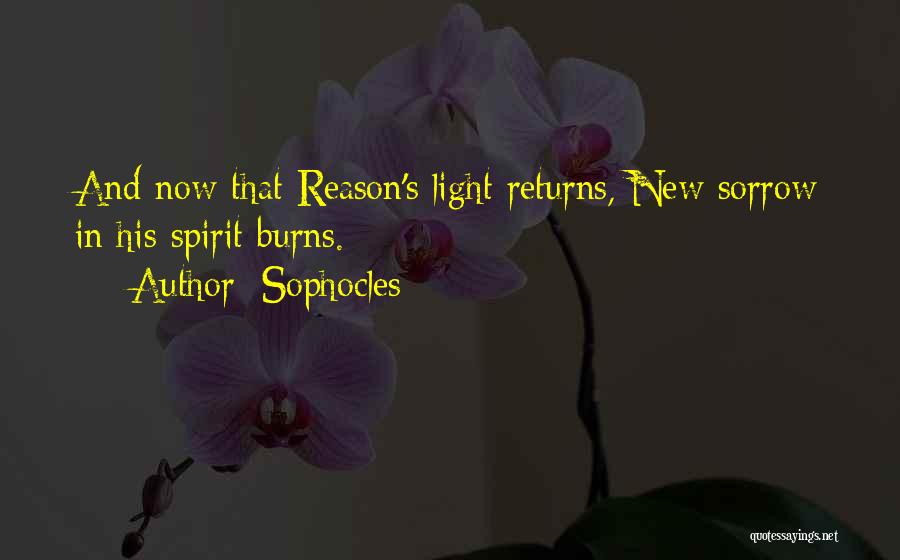 Returns Quotes By Sophocles