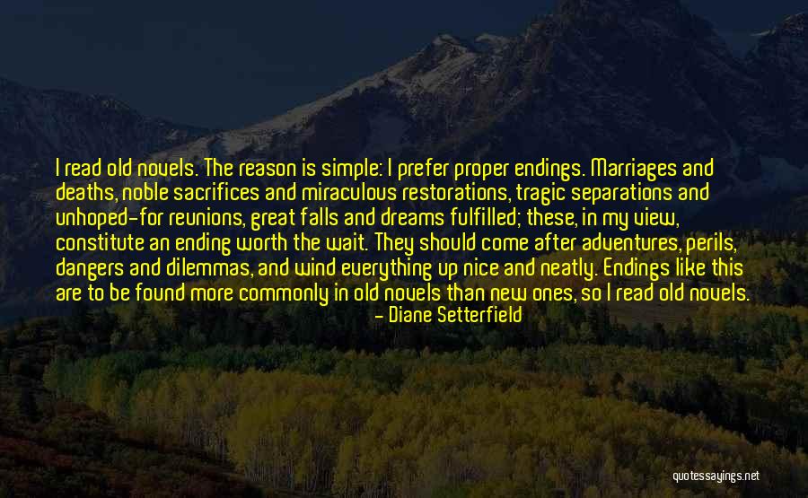 Reunions Quotes By Diane Setterfield Reunions Quotes By Diane Setterfield