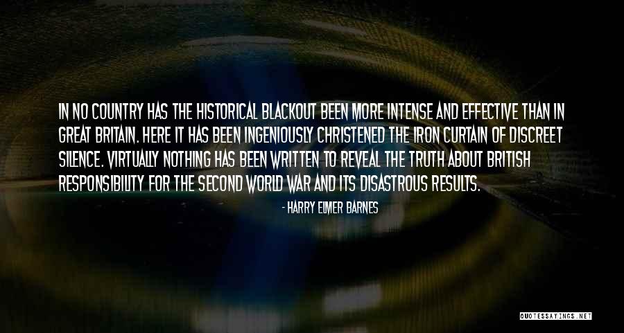 Reveal Nothing Quotes By Harry Elmer Barnes